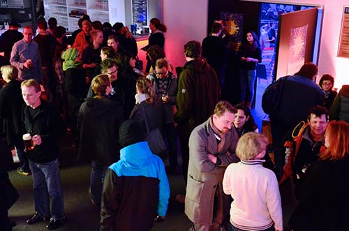 Das Foyer im ZENTRUM beim kontrast Filmfest