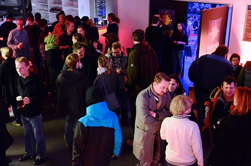 Das Foyer im ZENTRUM beim kontrast Filmfest