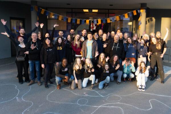 Gruppenbild des kontrast-Team bei kontrast 2025